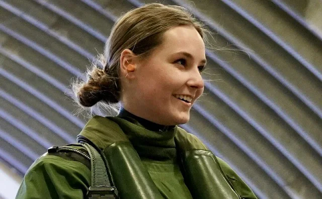 Princess Ingrid Alexandra of Norway visited the Royal Norwegian Air Force base in Bodø at the invitation of the Chief of Defence