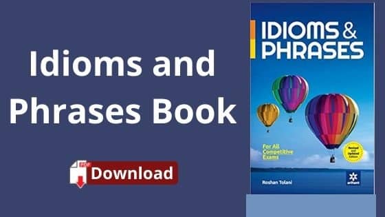 Idioms and phrases Book PDF Download