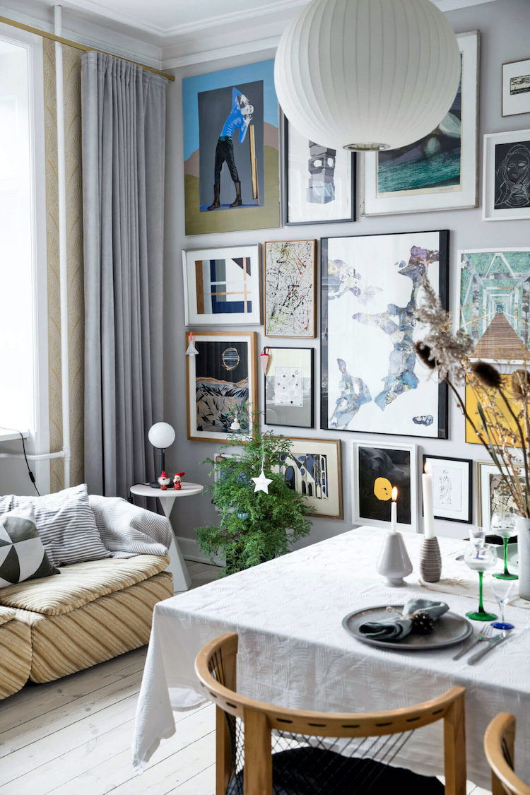 A Beautiful Copenhagen Home Full of Festive Cheer!