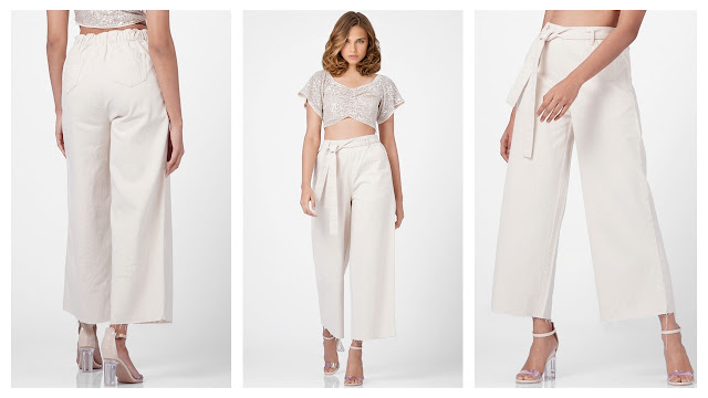 white high rise denim culottes for comfort traveling