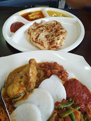 Sarapan Lontong Kering Dan Nasi Lemak Ayam, Faveret Malaysian!