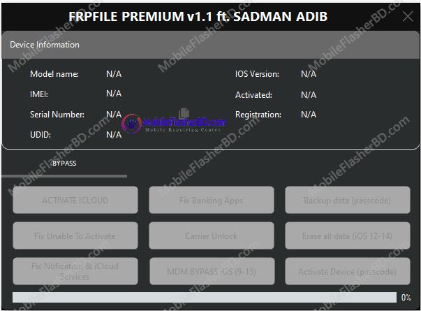 FRPFILE Premium Tool V1.1 bypass iCloud Activation Free DownloadFRPFILE Premium Tool V1.1 bypass iCloud Activation Free Download