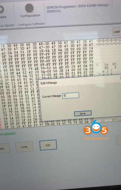 hextag bmw mileage correction 5