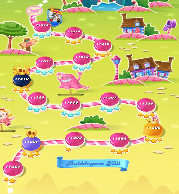 Candy Crush Saga level 11301-11315