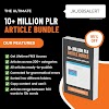 Earn Money Now from your mobile Ready-to-publish Articles 10+ Million PLR Articles Bundle offer for you