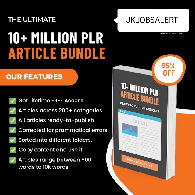 Earn Money Now from your mobile Ready-to-publish Articles 10+ Million PLR Articles Bundle offer for you