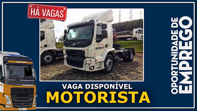 Transportadora RodaLog abre 04 vagas para motorista carreteiro