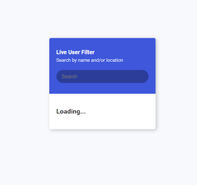 Create Search filter Using HTML,CSS & JavaScript