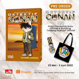 PO Komik Detektif Conan volume 100