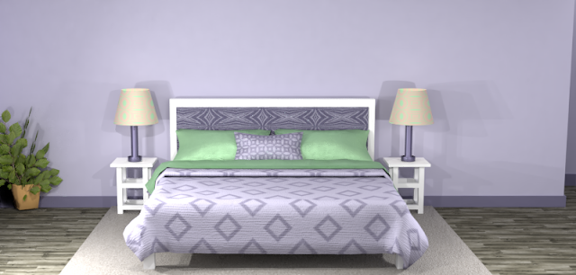 French Lilac Wall Color
