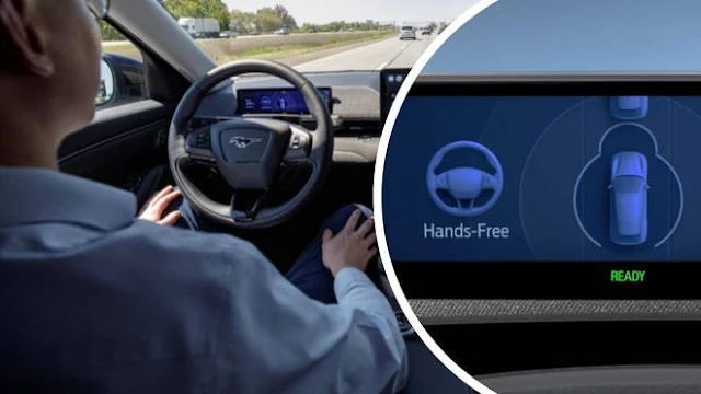 Hands-free driving is being introduced on UK motorways. Picture: Ford/Social media