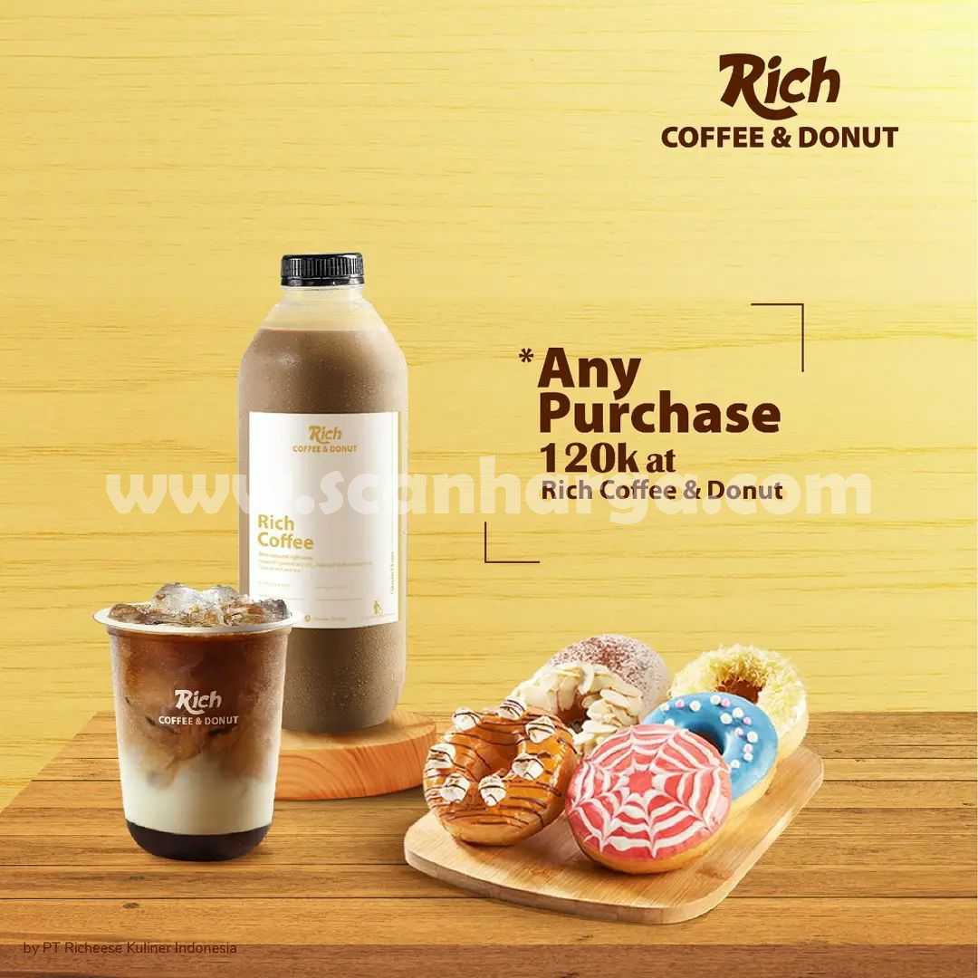 Promo Rich Coffee & Donut Terbaru Gratis Tumbler