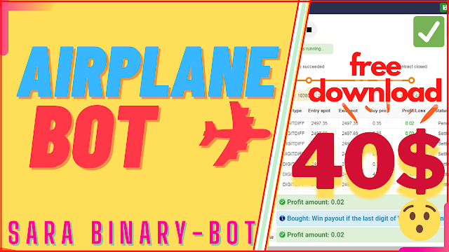 airplane bot  ✈ - Binary Bot - free