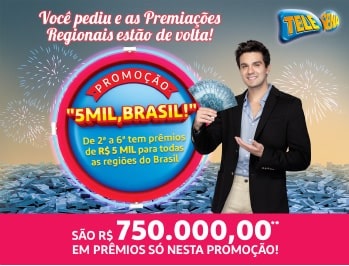 Cadastrar 5 mil Brasil promoção Tele Sena 2022