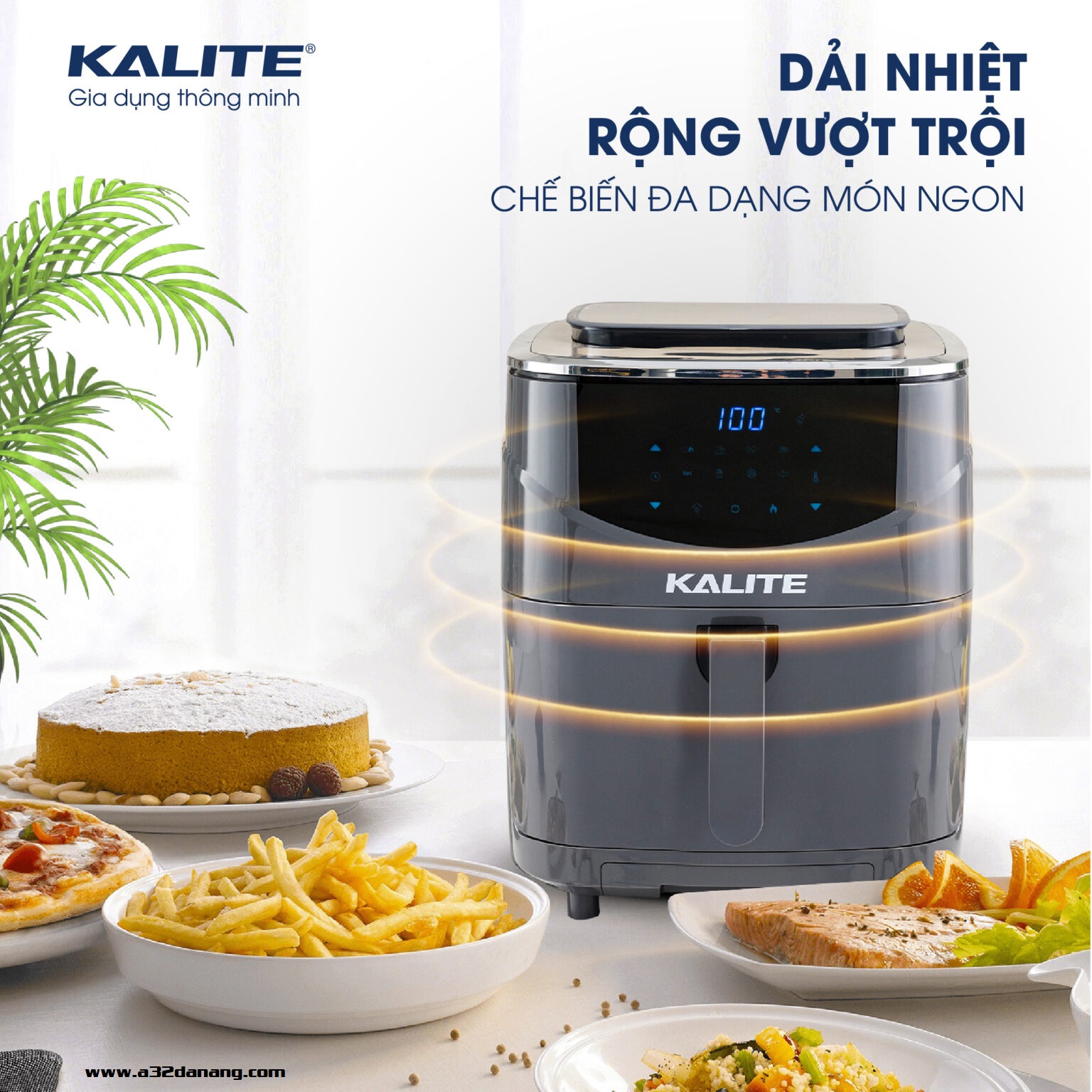 Nồi chiên hơi nước Kalite Steam 7 dải nhiệt rộng