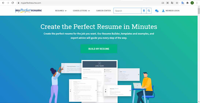 My Perfect Resume - أحسن المواقع لإنشاء سيرة ذاتية مجانا