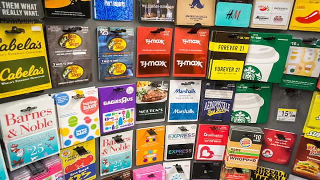 9. Purchase Gift Cards