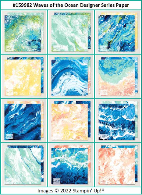 Waves of the Ocean Designer Series Paper Graphic