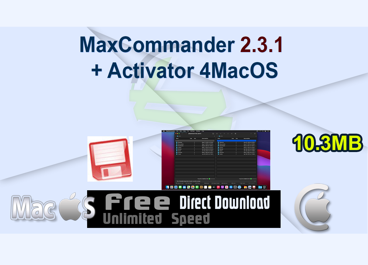 MaxCommander 2.3.1 + Activator 4MacOS