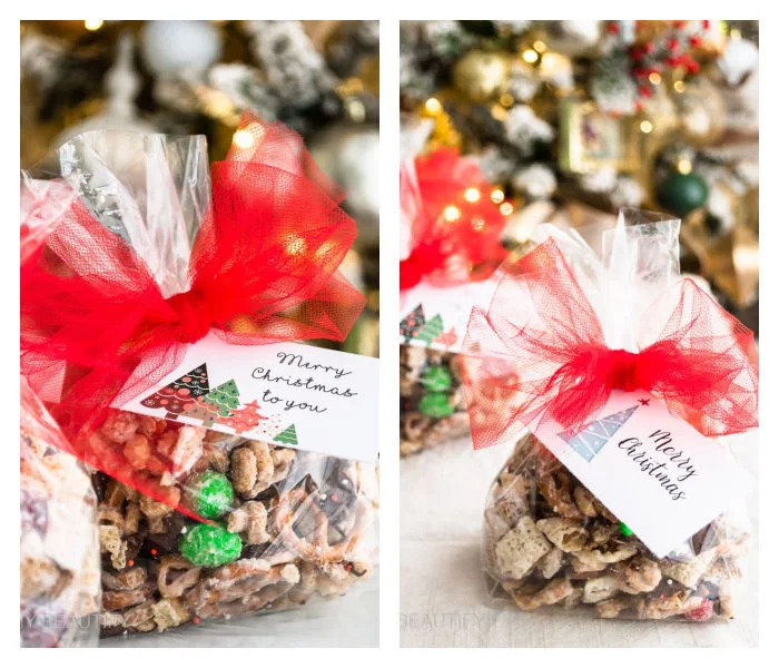 Christmas snack mix for gifting