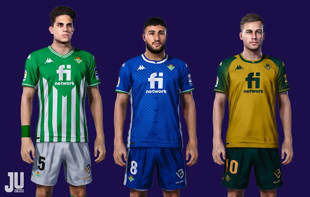Real Betís Kit Season 2021-2022 For eFootball PES 2021