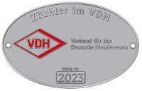 Züchterplakette