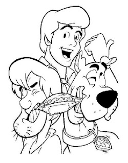 Scooby Doo Coloring Pages printable characters