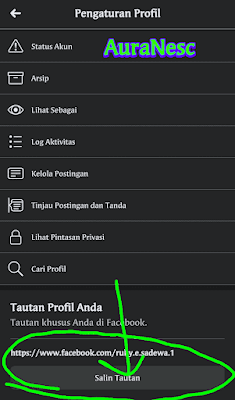 Cara Mengetahui URL Facebook Sendiri Lewat HP