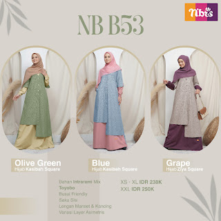 Koleksi GamisTerbaru Nibras NB B53