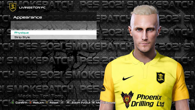 Craig Sibbald Face For eFootball PES 2021