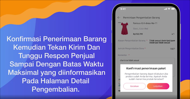 Pengembalian Barang ke Penjual Lazada