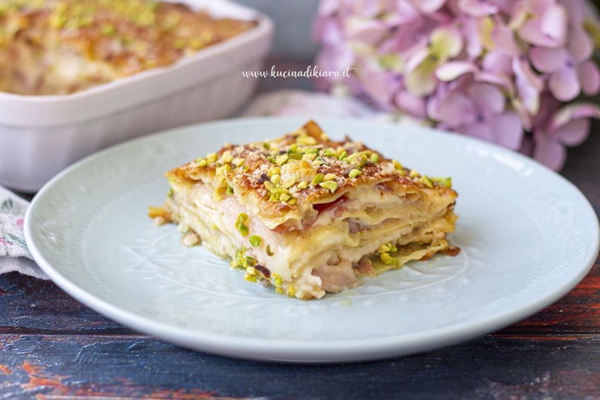 lasagne scamorza pancetta