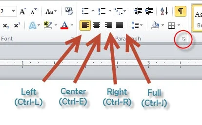 Paragraph Formatting in MS Word