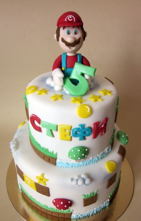 super mario birthday cake ideas