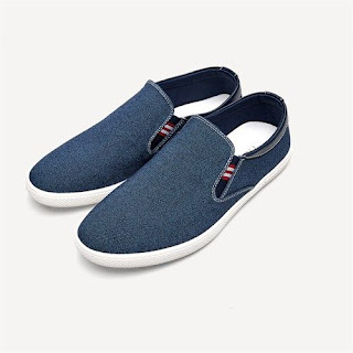 Giày Vải Slip On Cao Cấp HLA - GVA0037
 