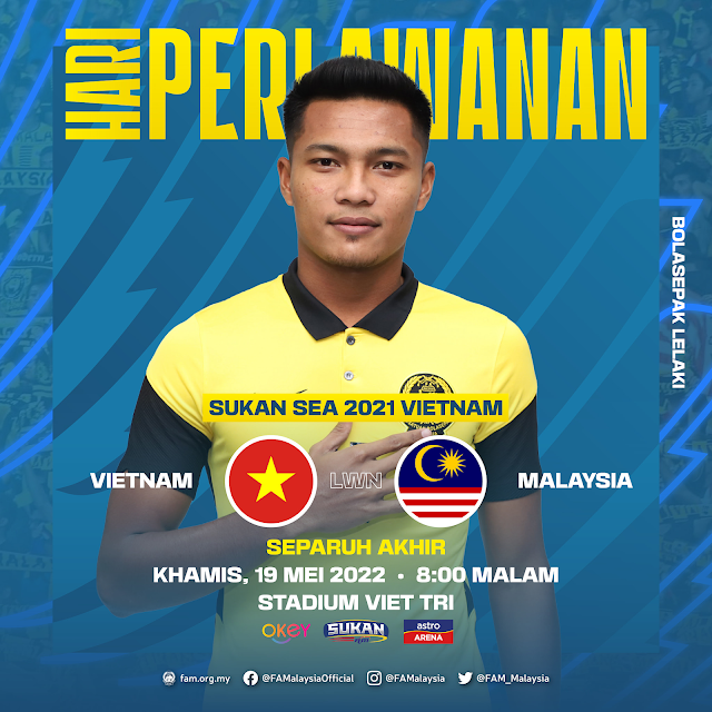 Live Streaming Malaysia vs Vietnam 19.5.2022