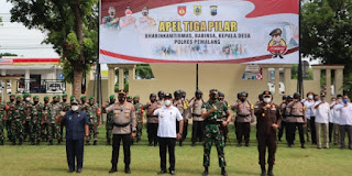 *Tiga Pilar Rapatkan Barisan, Kejar Capaian Vaksin dan Amakan Nataru di Pemalang*