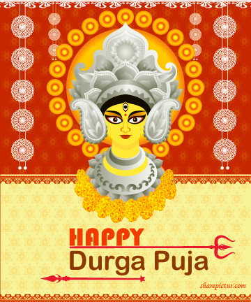 Happy durga puja photo download