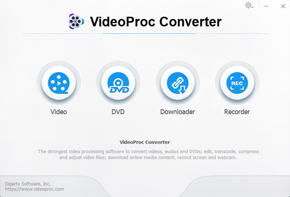 VideoProc Full Version Main Windows