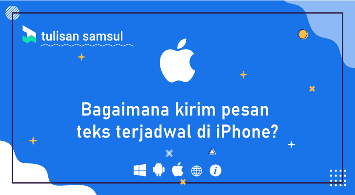 Bagaimana kirim pesan teks terjadwal di iPhone?