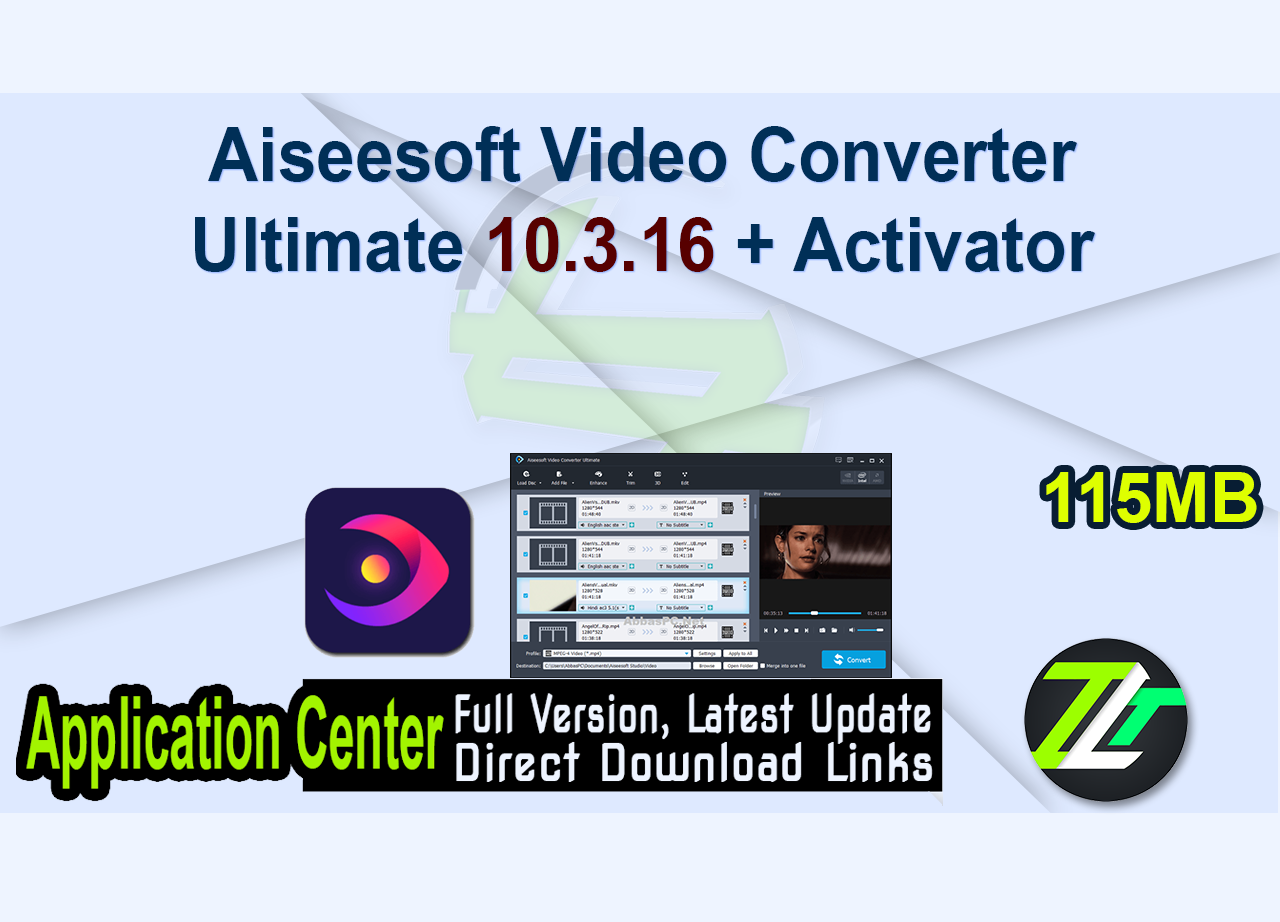 Aiseesoft Video Converter Ultimate 10.3.16 + Activator