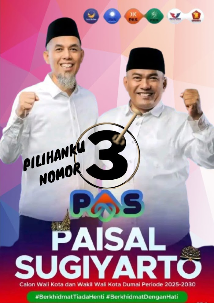 Tiga Pasangan Calon Ikuti Pengundian Nomor Urut Pilkada Dumai 2024: Paisal-Sugiyarto Raih Nomor 3