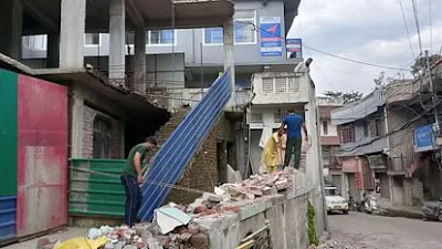 Muslim community demolished illegal construction of mosque in Mandi, mosque was built on PWD land
