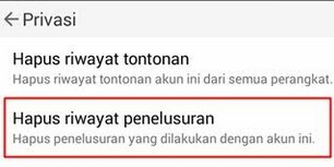 Cara Singkat Menghapus Riwayat Histori Pencarian Google