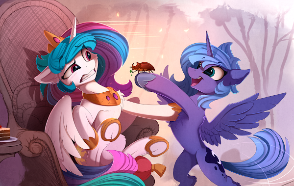 600px x 379px - Equestria Daily - MLP Stuff!: Discussion: What Happened to Celestia and Luna  After Retirement?