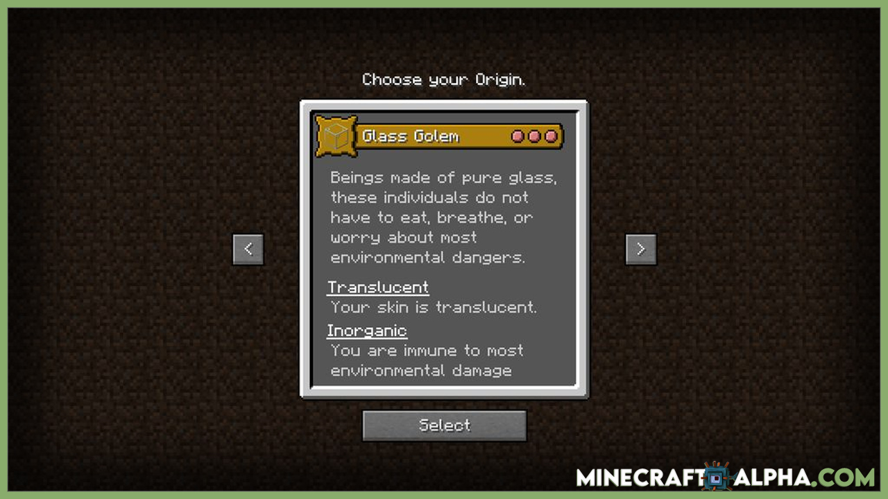 Extra Origins Mod 1.18.1 (More Backstories) Extra Origins Mod 1.18.1 (More Backstories)