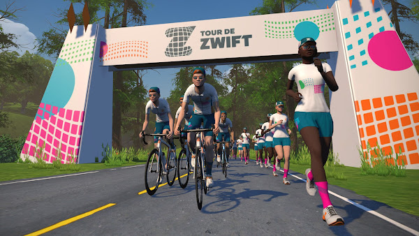 Hoy arranca el Tour de Zwift, un evento de 8 etapas para explorar cada km de la plataforma