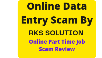 R K S Solutions  Online Data Entry Job Scam Review