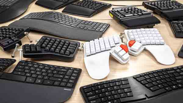 لوحة مفاتيح مريحة ، أفضل لوحة مفاتيح للكتابة بعشرة أصابع