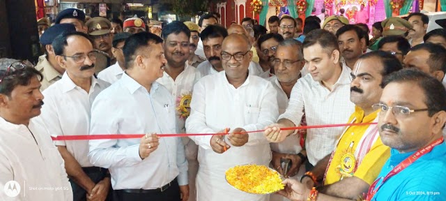 श्री दुर्गा पूजा महासमिति के नियंत्रण कक्ष का हुआ उद्घाटन